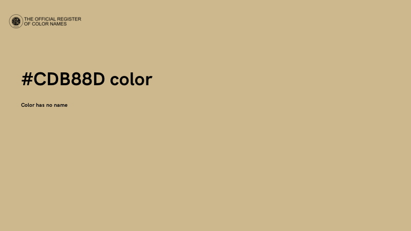 #CDB88D color image
