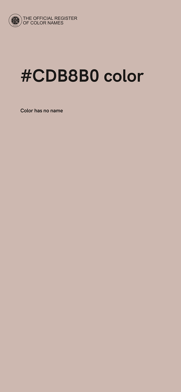 #CDB8B0 color image
