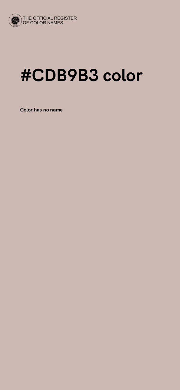 #CDB9B3 color image