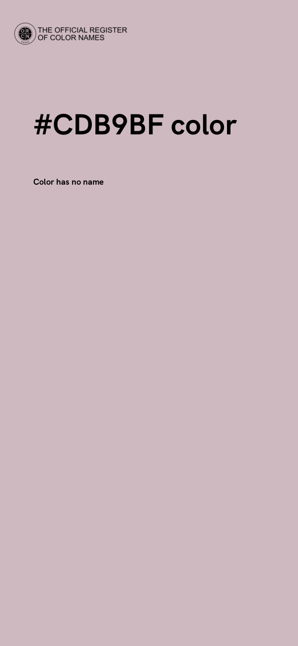 #CDB9BF color image