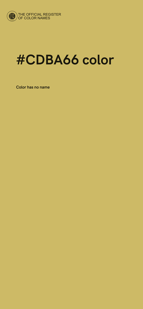 #CDBA66 color image