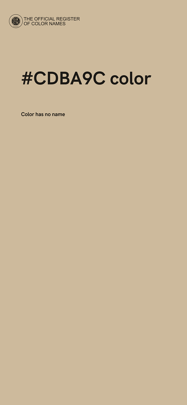 #CDBA9C color image