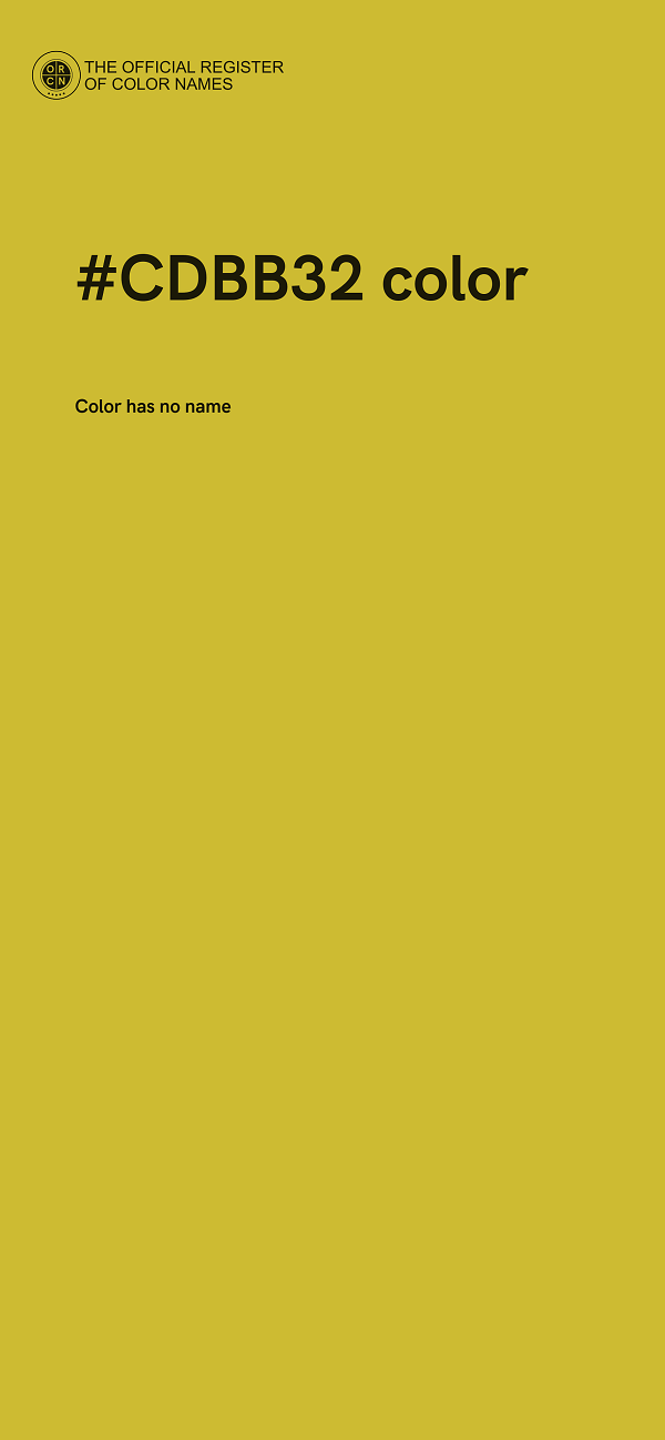 #CDBB32 color image