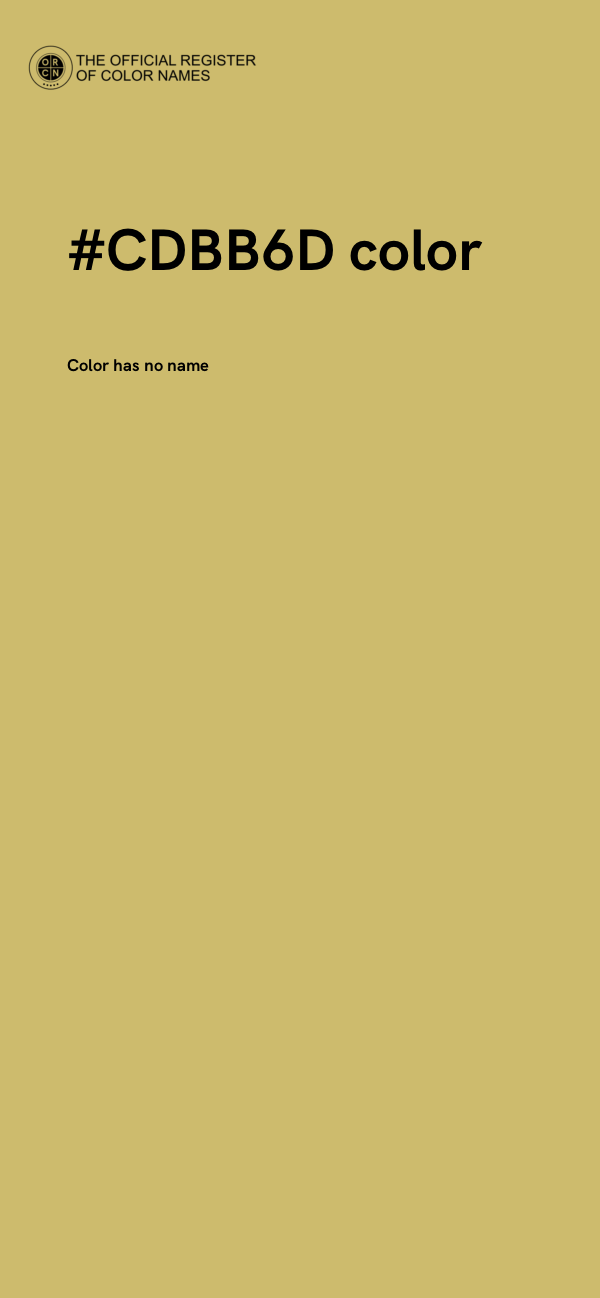 #CDBB6D color image