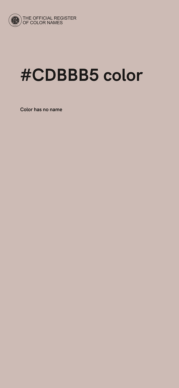 #CDBBB5 color image