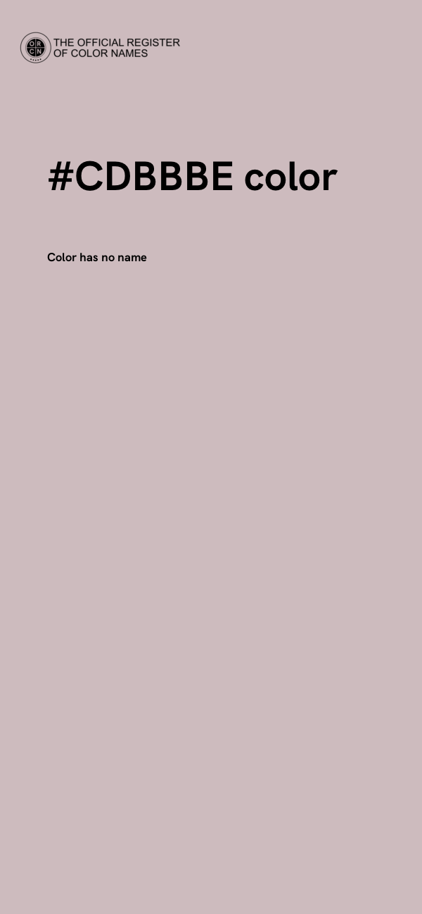 #CDBBBE color image