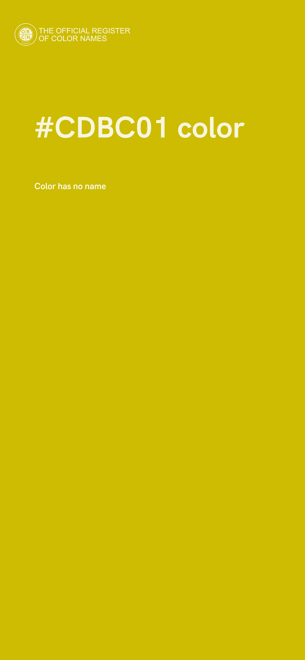 #CDBC01 color image