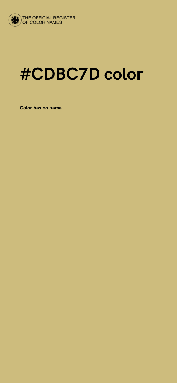 #CDBC7D color image