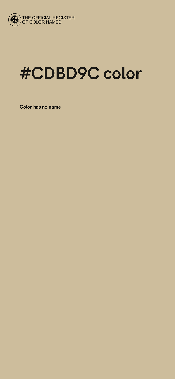 #CDBD9C color image