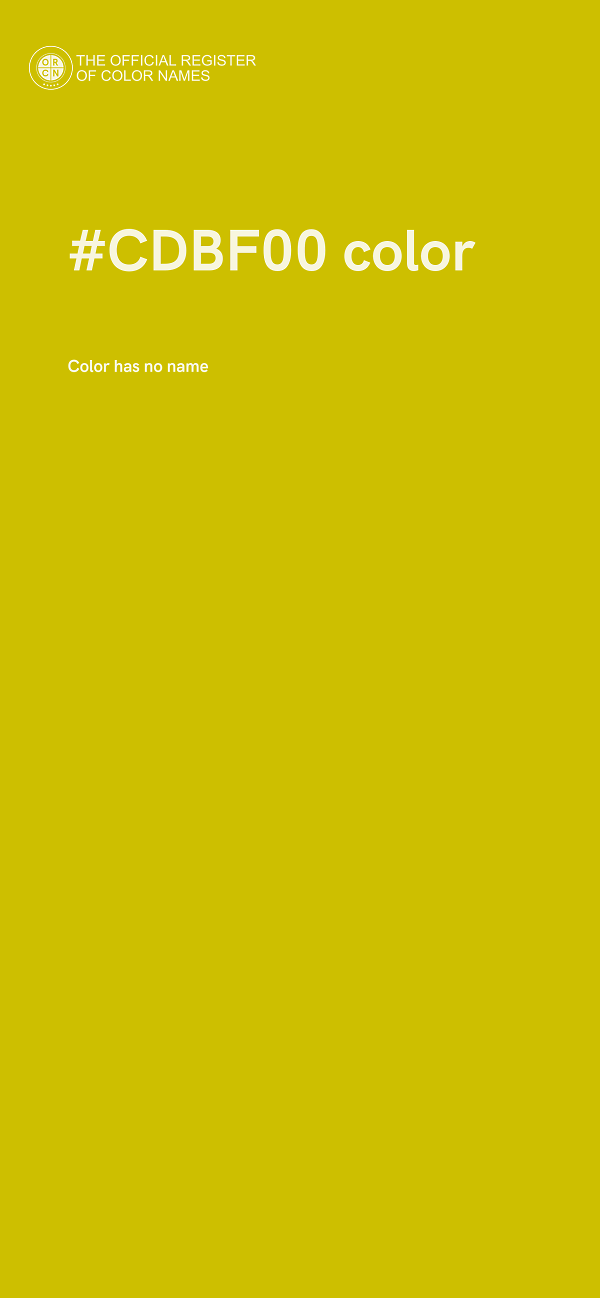 #CDBF00 color image