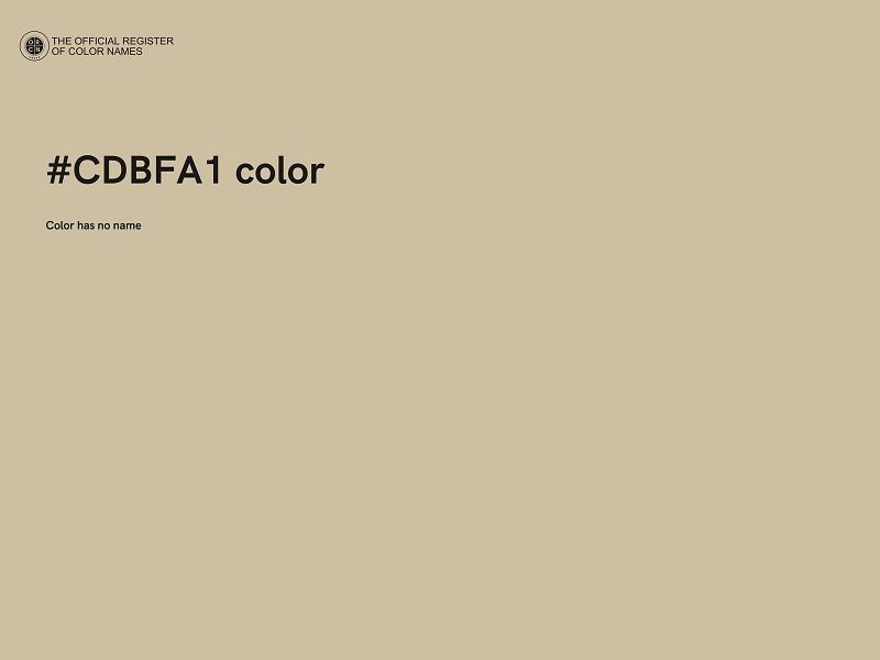 #CDBFA1 color image