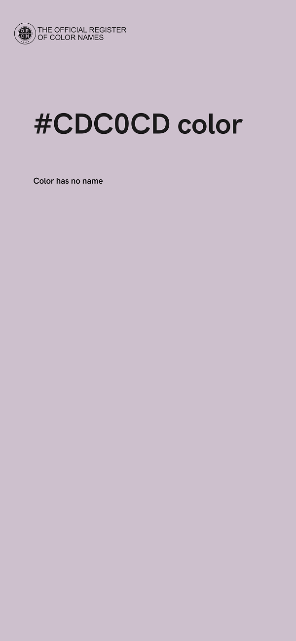 #CDC0CD color image