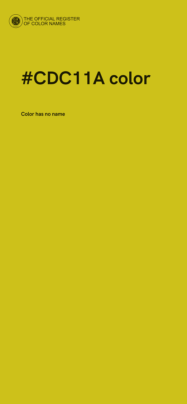 #CDC11A color image