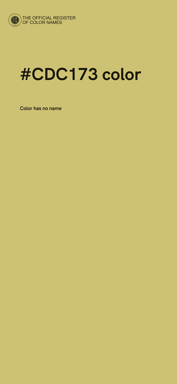 #CDC173 color image