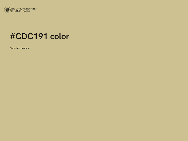 #CDC191 color image