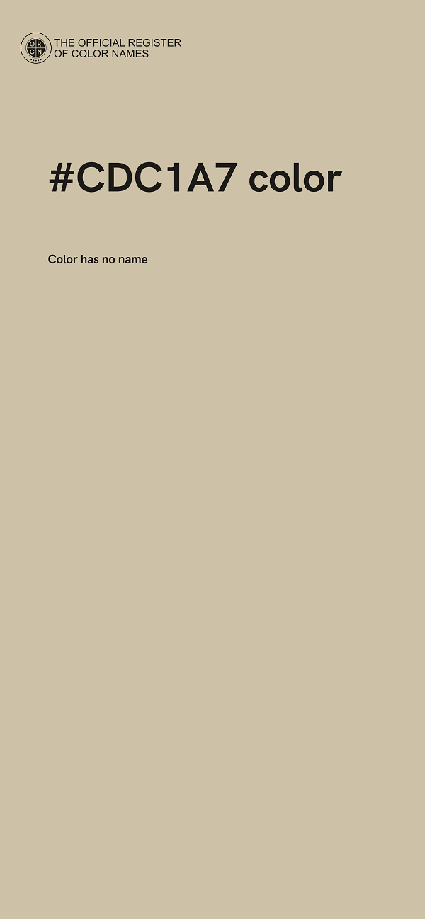#CDC1A7 color image