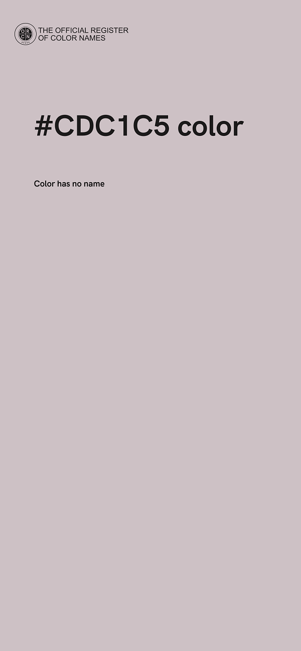 #CDC1C5 color image