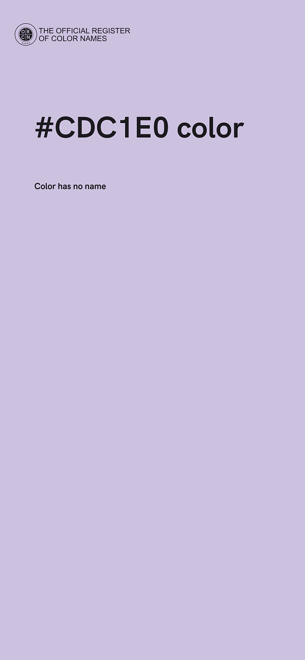 #CDC1E0 color image