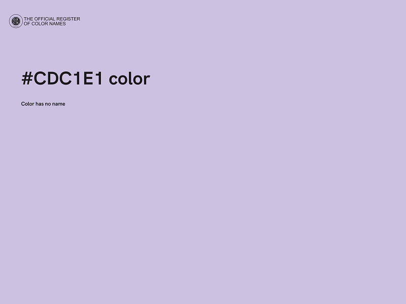 #CDC1E1 color image