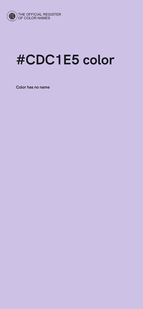 #CDC1E5 color image