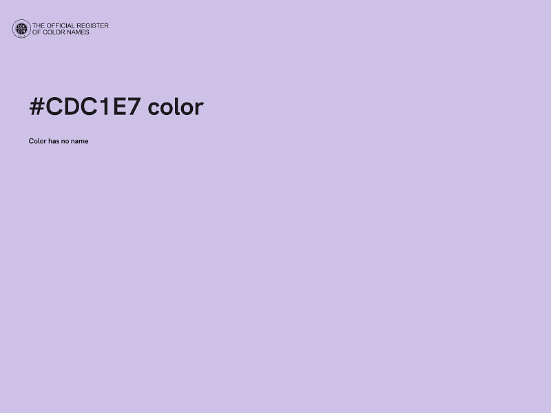 #CDC1E7 color image