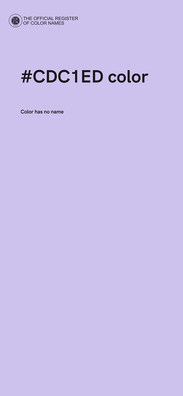 #CDC1ED color image