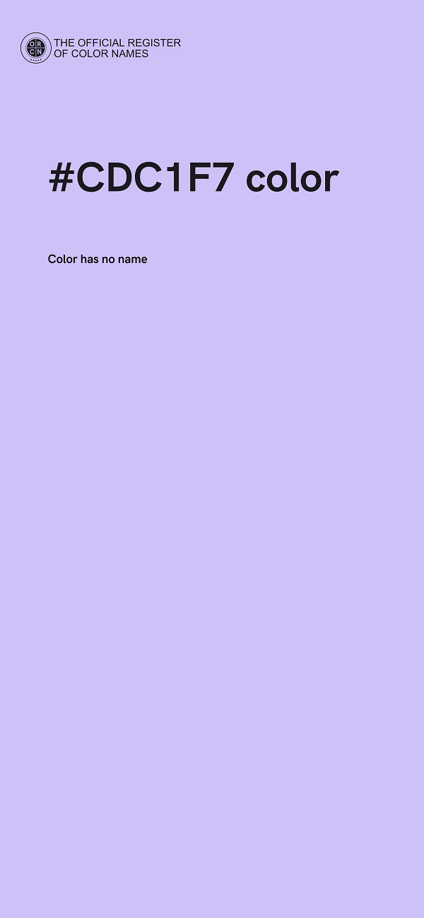 #CDC1F7 color image