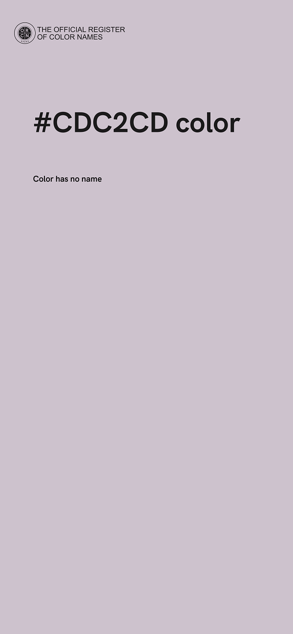 #CDC2CD color image