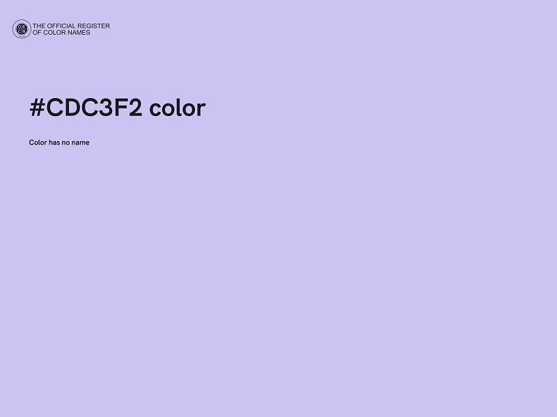 #CDC3F2 color image