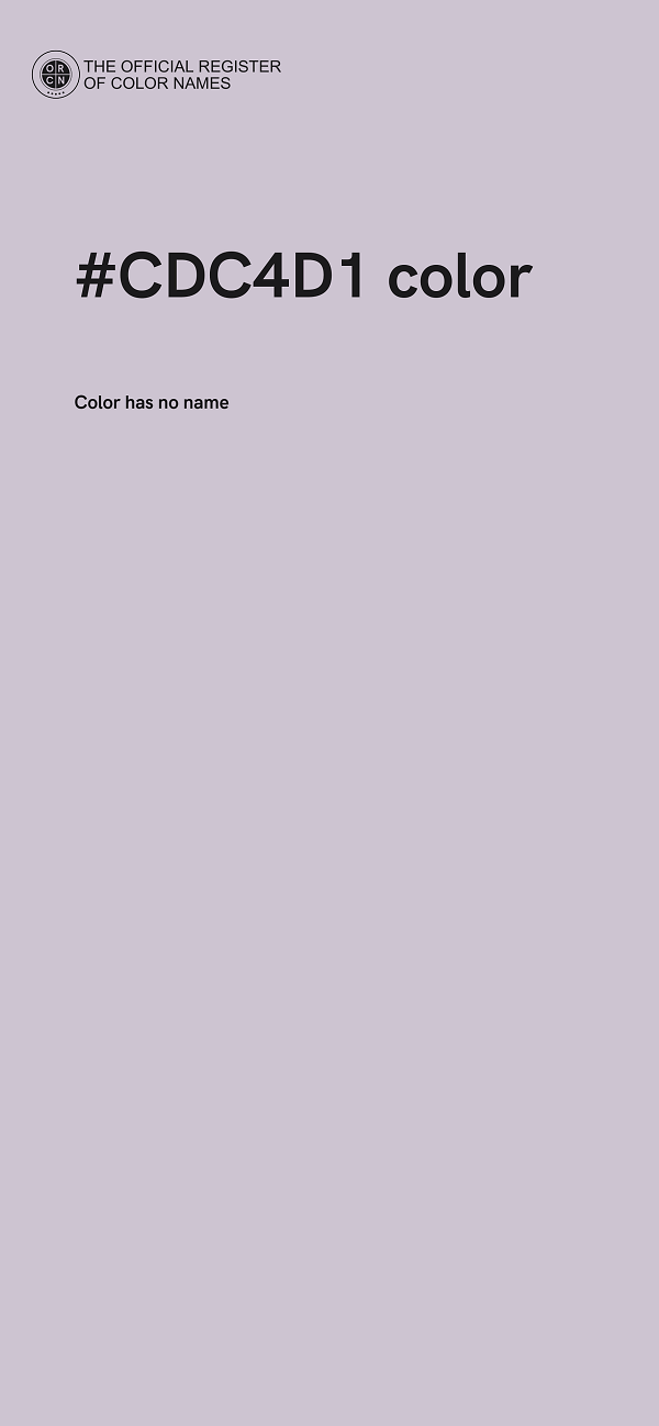 #CDC4D1 color image