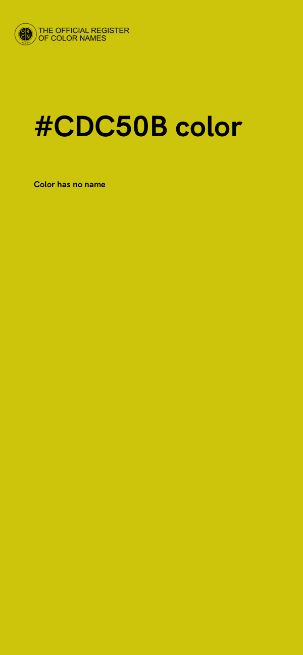 #CDC50B color image