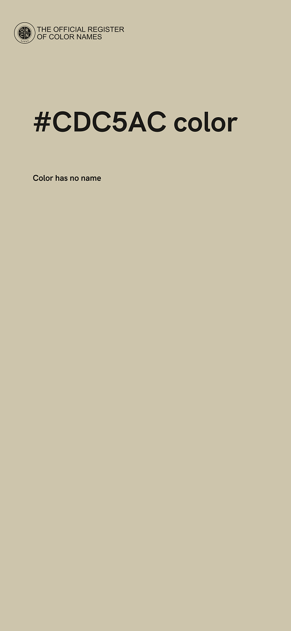 #CDC5AC color image