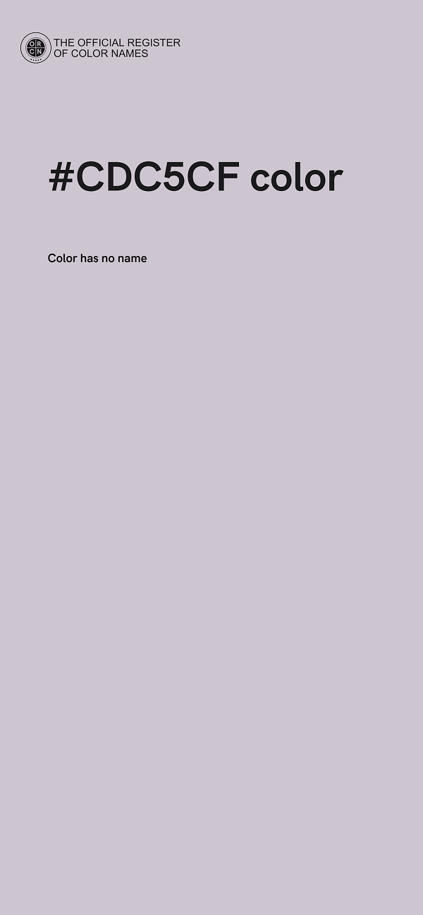 #CDC5CF color image