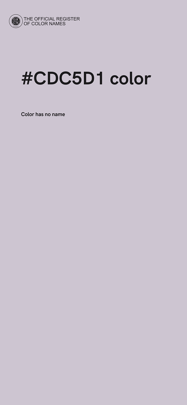 #CDC5D1 color image