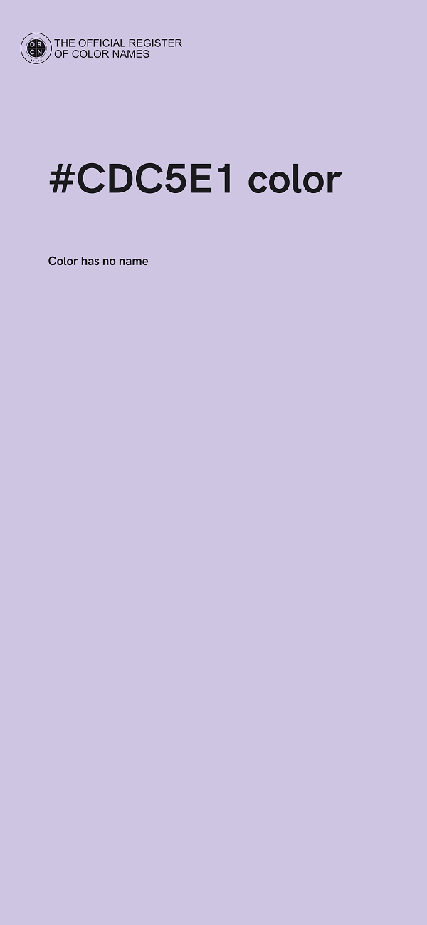 #CDC5E1 color image
