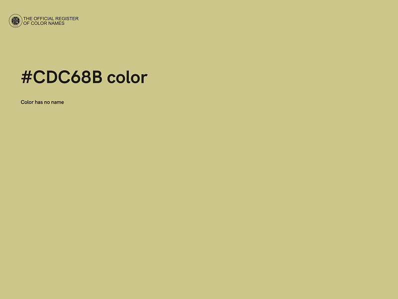 #CDC68B color image