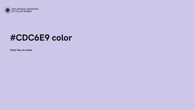 #CDC6E9 color image