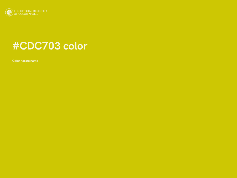 #CDC703 color image