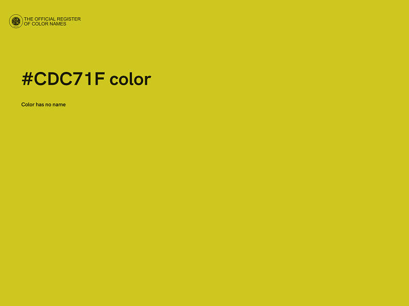 #CDC71F color image