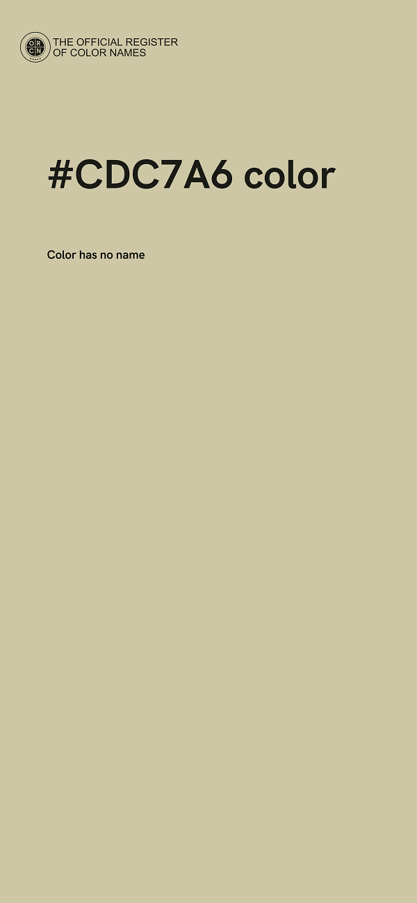 #CDC7A6 color image
