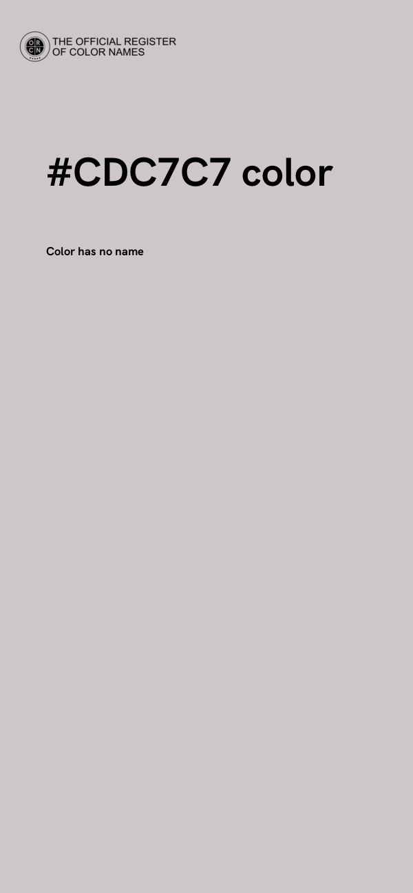 #CDC7C7 color image