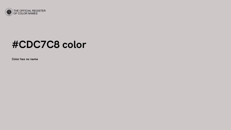 #CDC7C8 color image