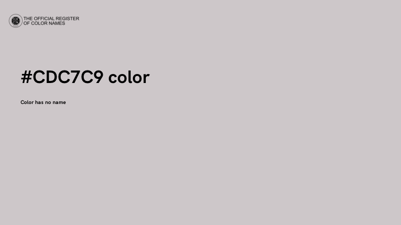 #CDC7C9 color image