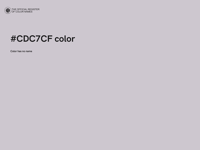 #CDC7CF color image