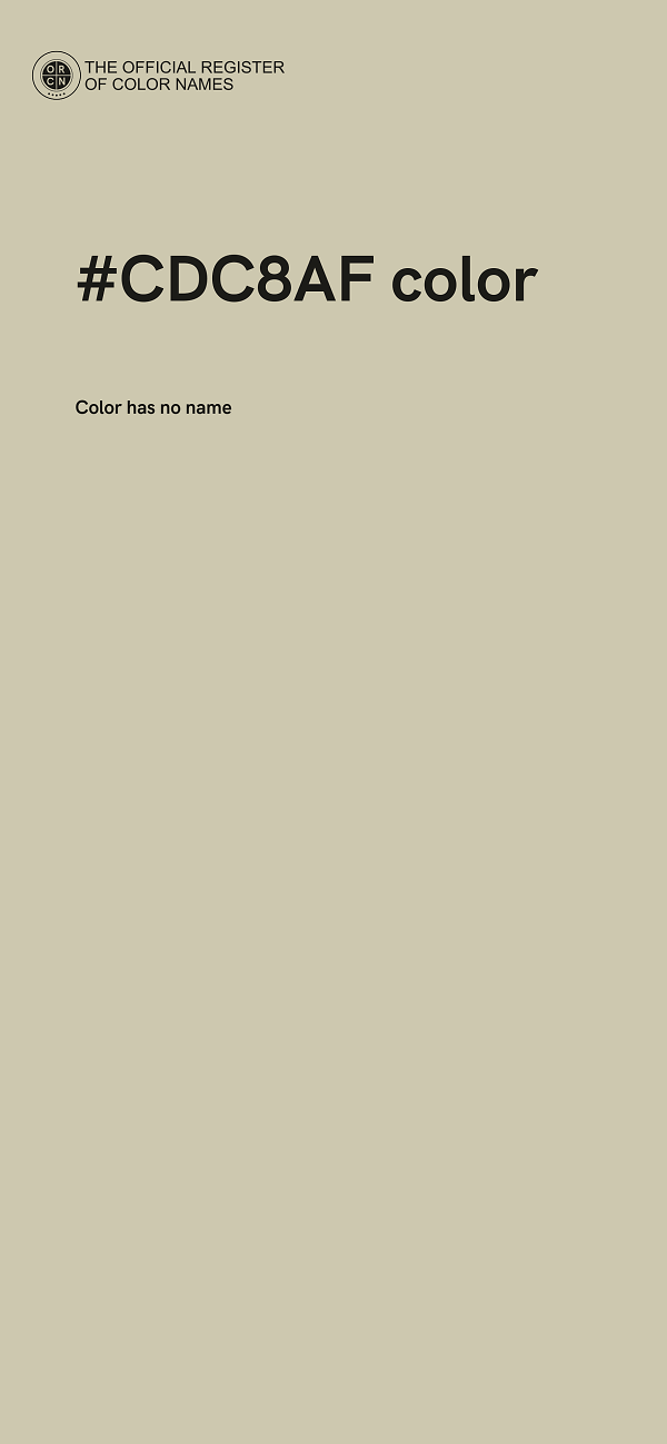 #CDC8AF color image