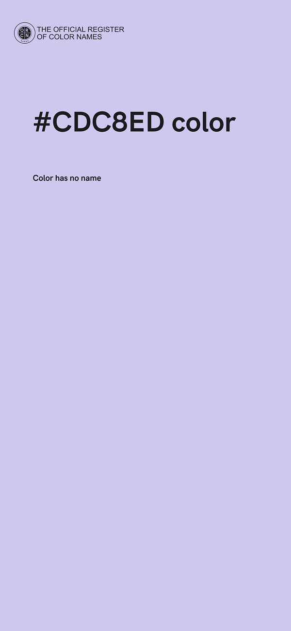 #CDC8ED color image
