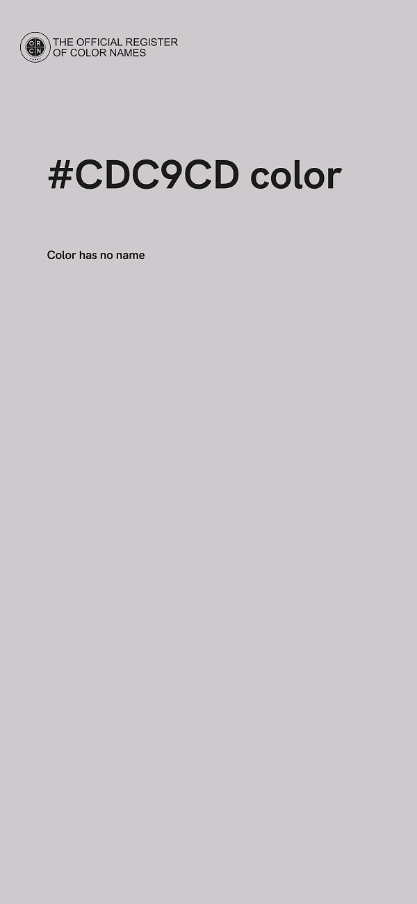 #CDC9CD color image