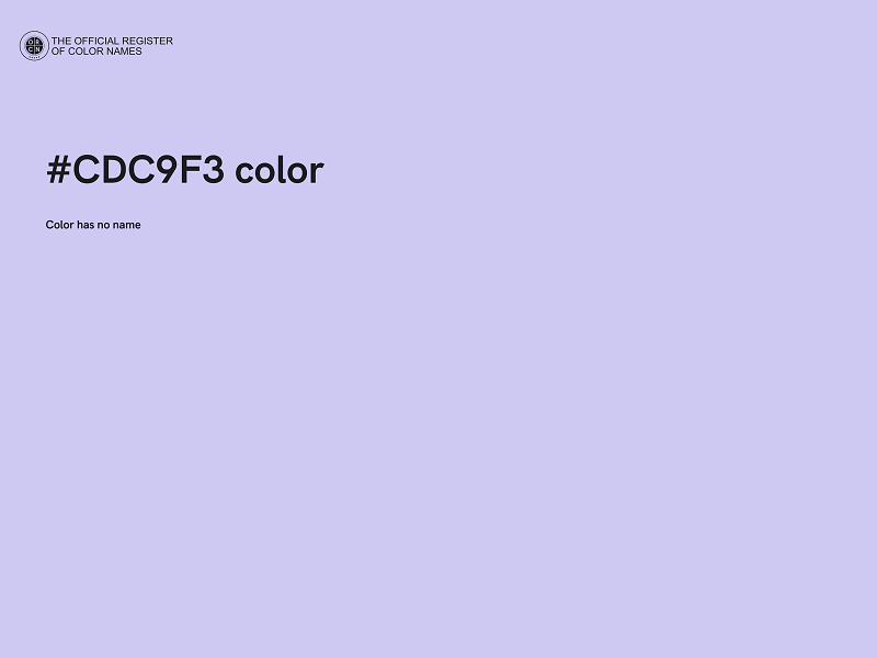 #CDC9F3 color image