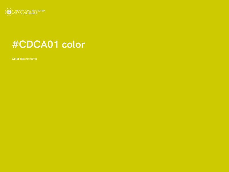 #CDCA01 color image