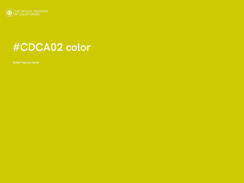 #CDCA02 color image